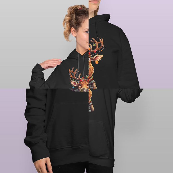 Cooler Weihnachtselch Hoodie – Lustiger Weihnachts-Pullover für die Festtage | Perfektes Geschenk für Elch-Fans