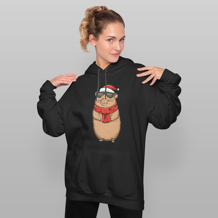 Hoodie „Cooles Weihnachts-Capybara“