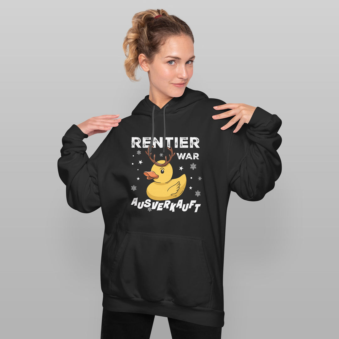 Hoodie „Rentier war ausverkauft“