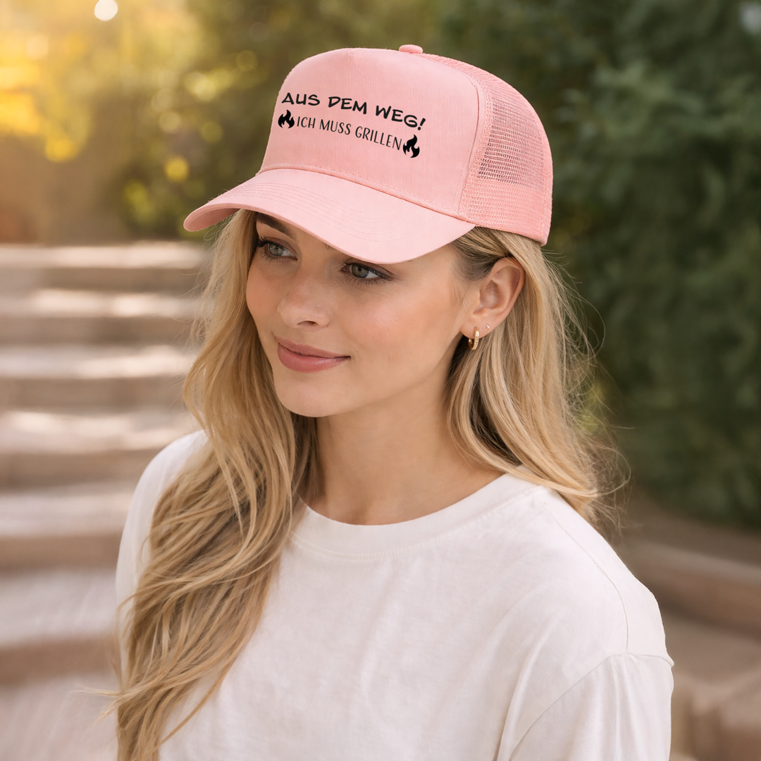 Aus dem Weg ich muss grillen Kappe – Lustige Herren Cap | Perfektes Geschenk zum Vatertag & Geburtstag