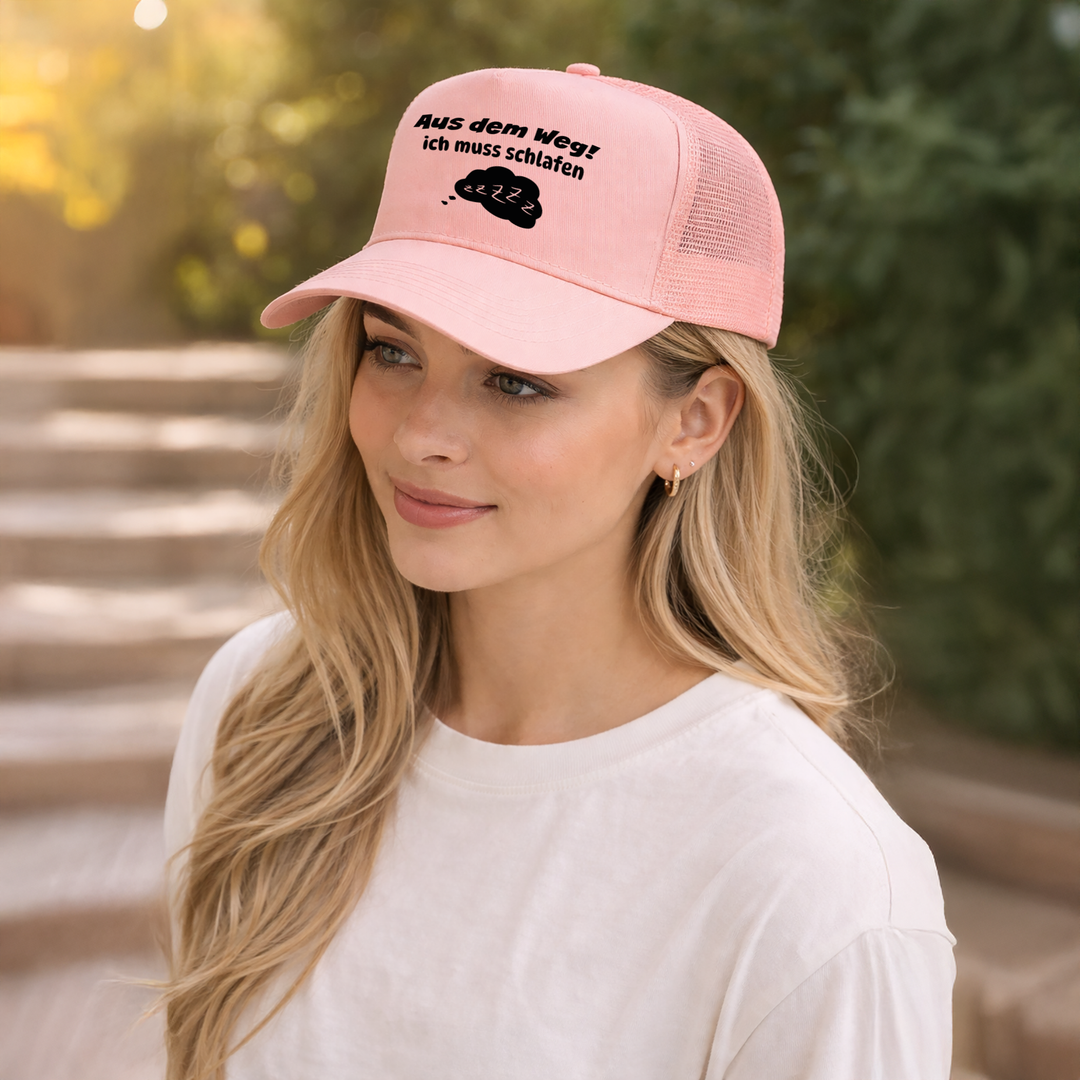 Aus dem Weg ich muss schlafen Kappe – Lustige Cap | Perfektes Geschenk zum Geburtstag & für Freunde