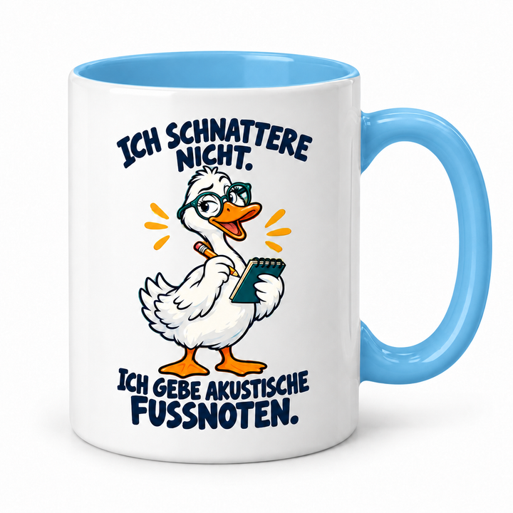 Gans-Tasse – akustische Fußnoten – Blau