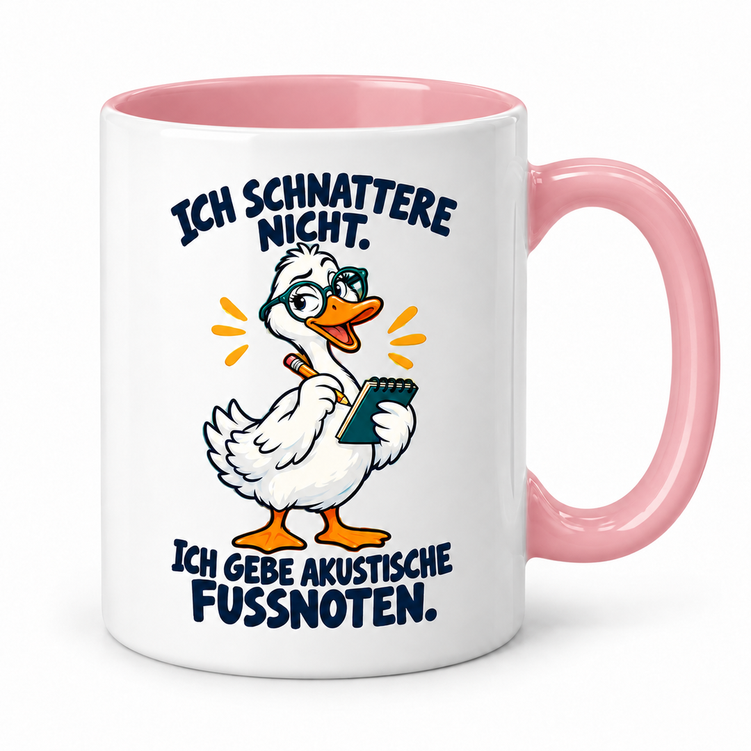 Gans-Tasse – akustische Fußnoten – Rosa