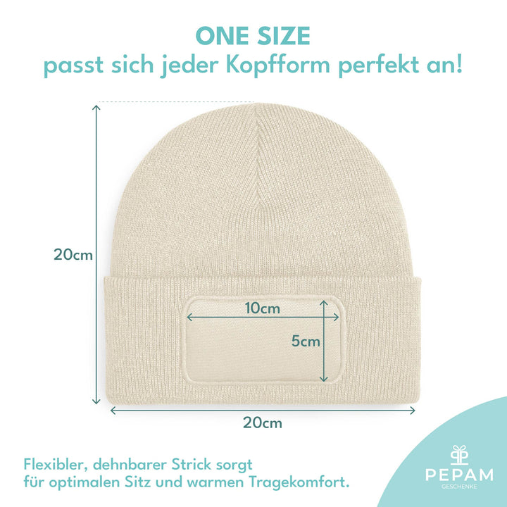 Beste Mama der Welt – Premium Beanie | Zeitlose Mütze für Herzensmamas