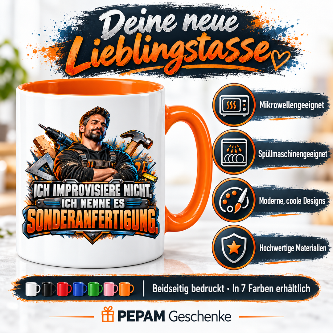 PEPAM Tasse - Vorteile und 7 Farben