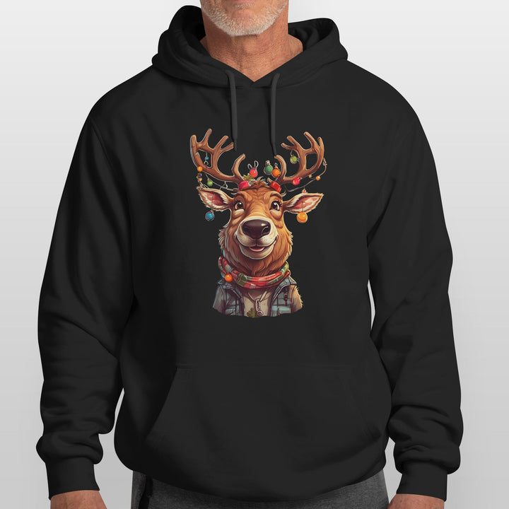 Cooler Weihnachtselch Hoodie – Lustiger Weihnachts-Pullover für die Festtage | Perfektes Geschenk für Elch-Fans