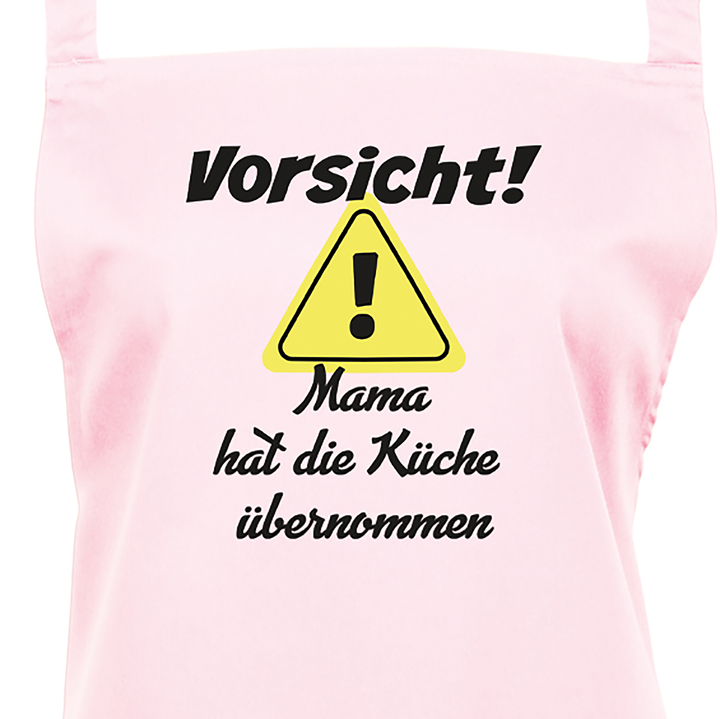 Kochschürze „Vorsicht! Mama hat die Küche übernommen“ – Lustige Schürze für Frauen | Perfektes Geschenk für Mama