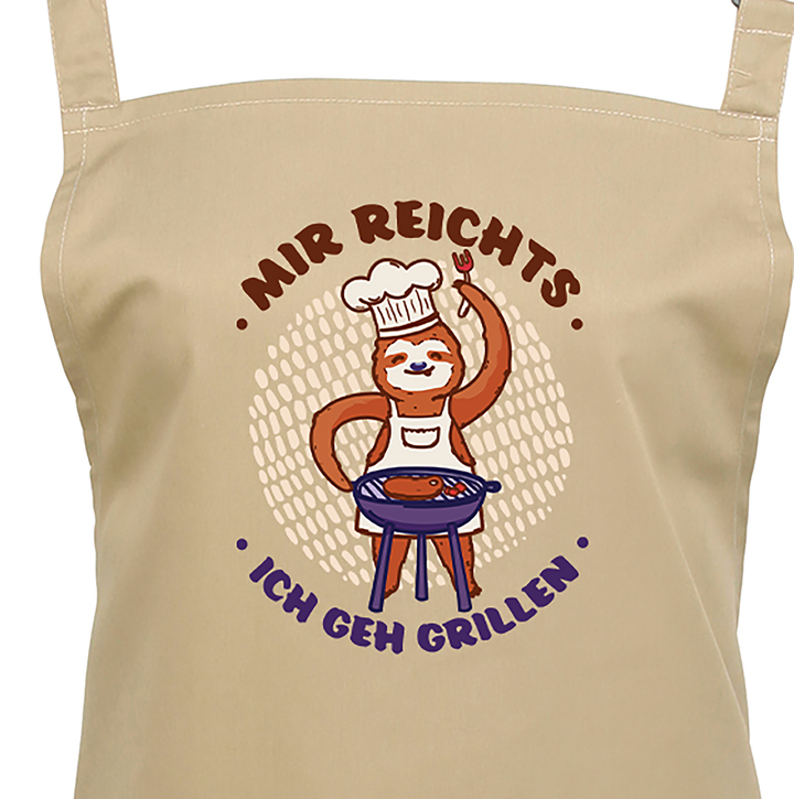 Grillschürze „Mir reicht’s, ich gehe grillen“ – Lustige BBQ Schürze für Männer | Geschenkidee für Grillfans