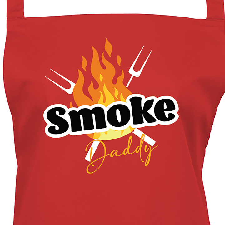Grillschürze „Smoke Daddy 2“ – BBQ & Smoker Schürze für echte Grillmeister | Geschenkidee für Männer