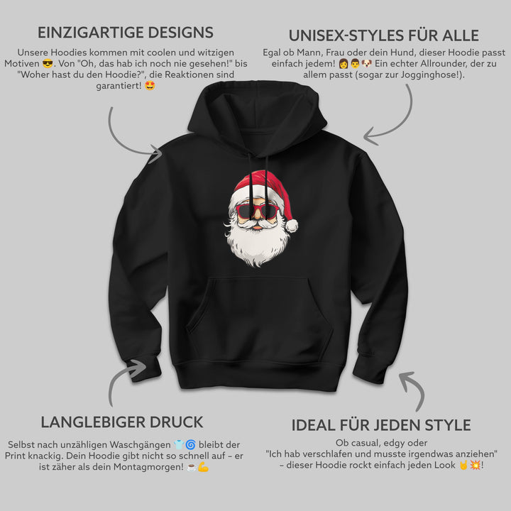 Hoodie „Cooler Weihnachtsmann“