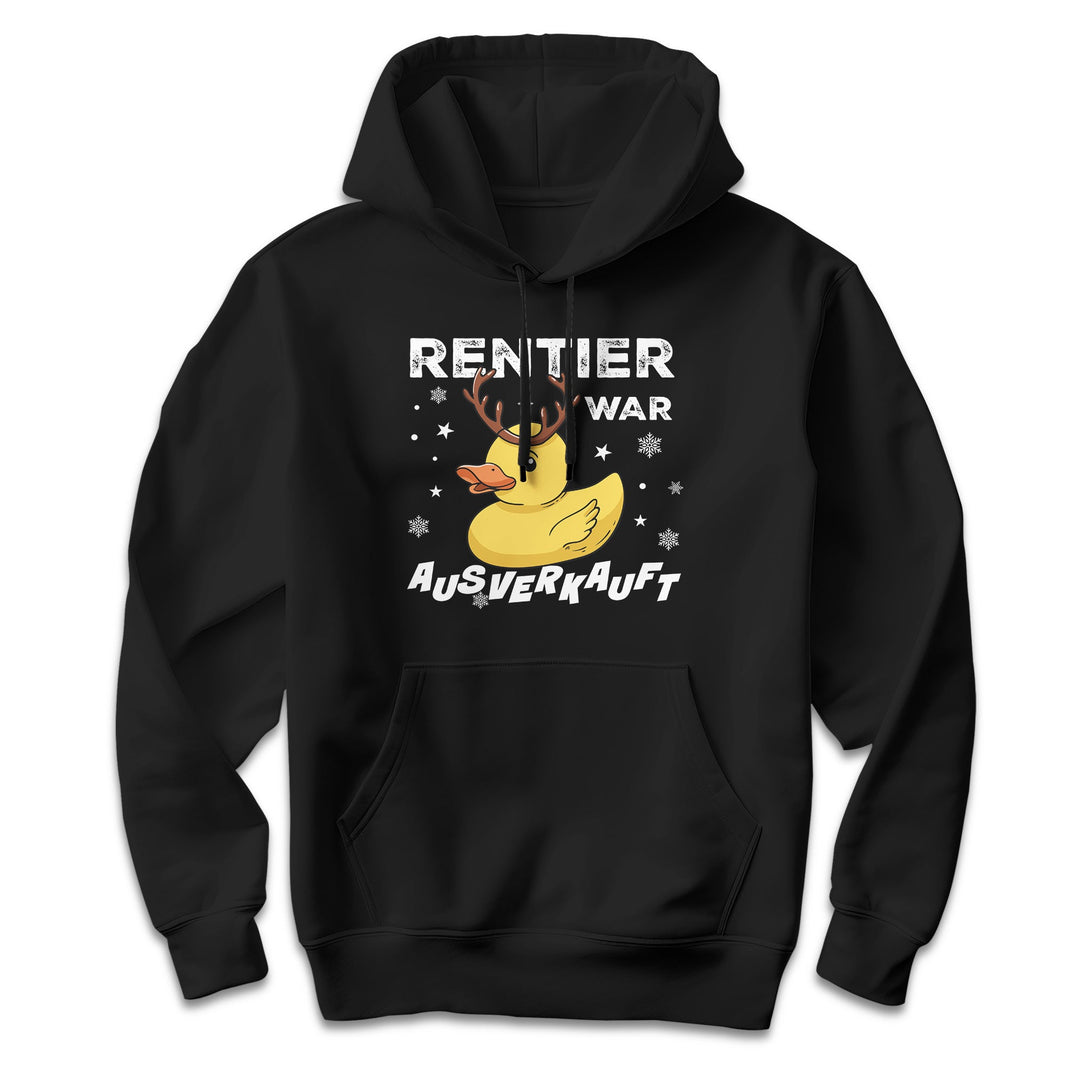 Hoodie „Rentier war ausverkauft“