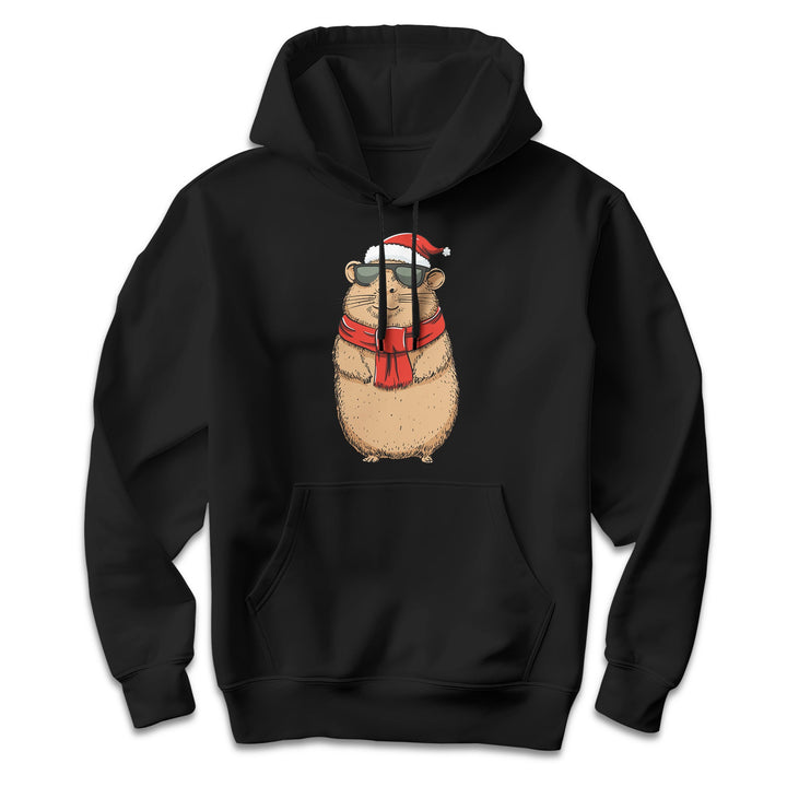 Hoodie „Cooles Weihnachts-Capybara“