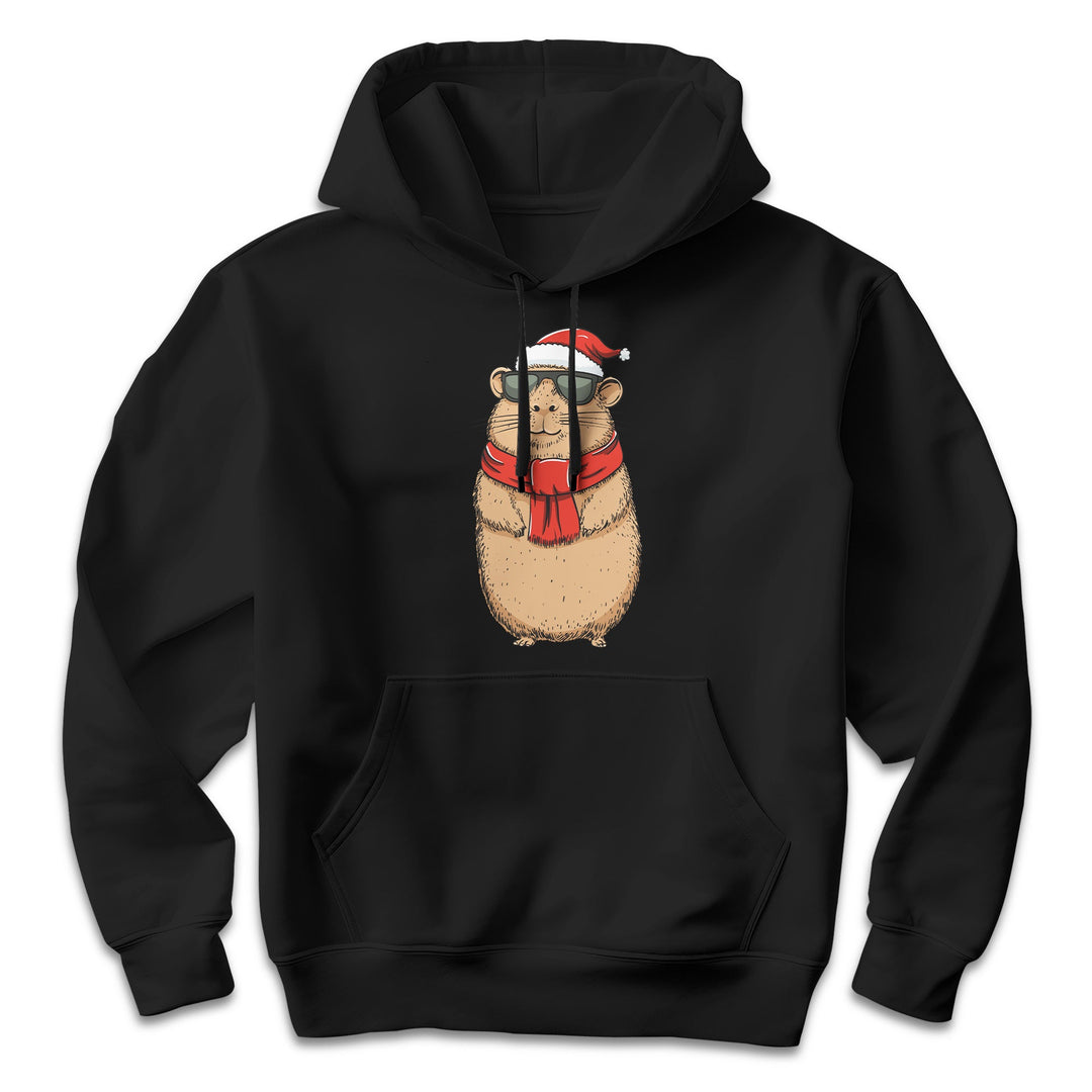 Hoodie „Cooles Weihnachts-Capybara“