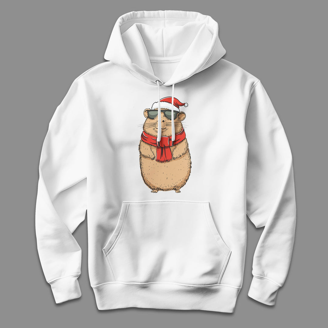 Hoodie „Cooles Weihnachts-Capybara“