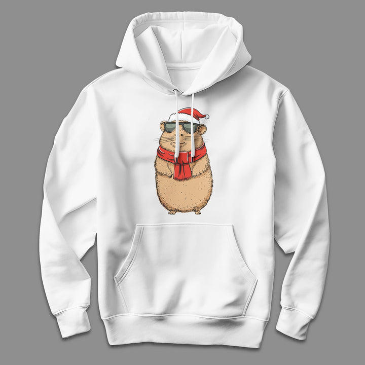 Hoodie „Cooles Weihnachts-Capybara“