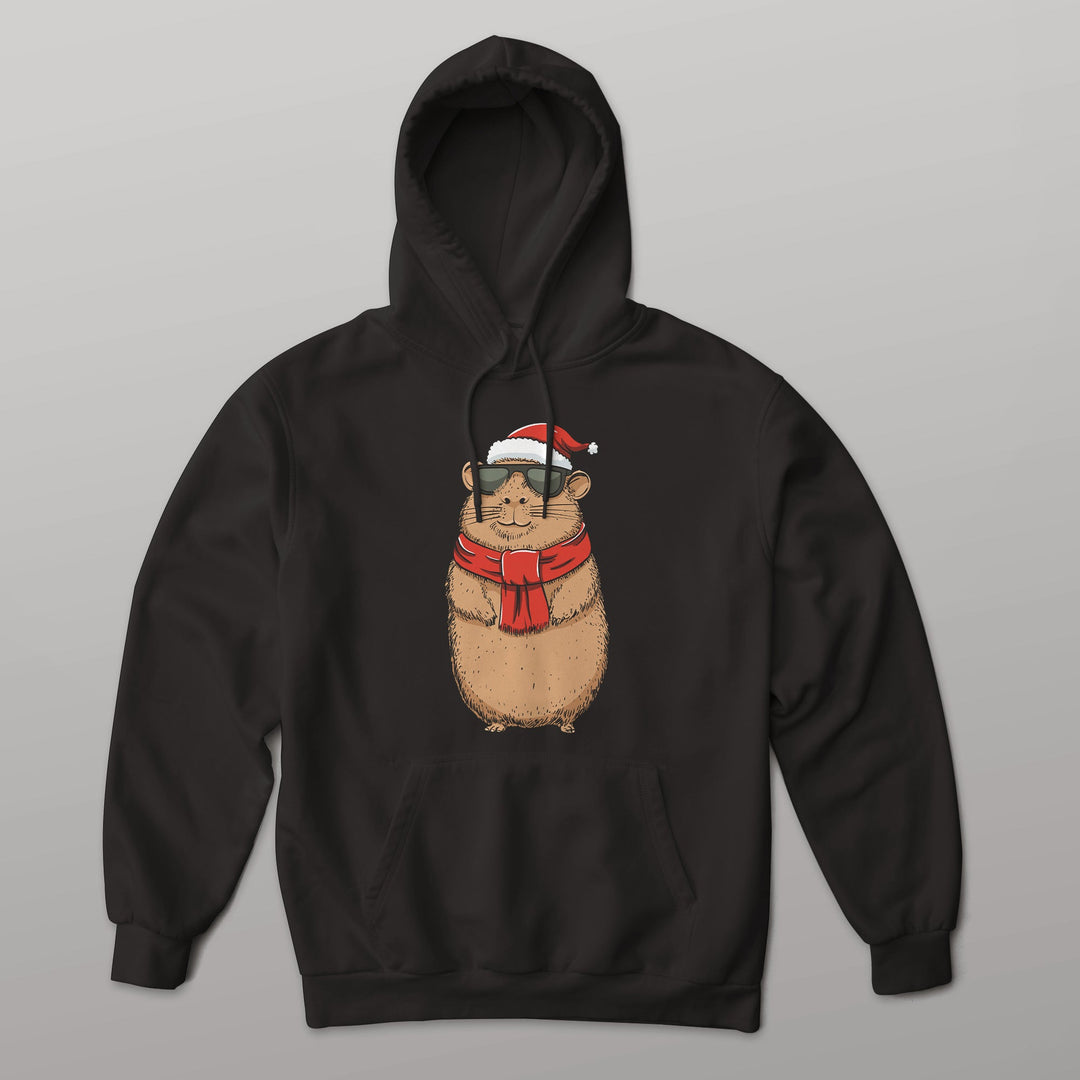 Hoodie „Cooles Weihnachts-Capybara“