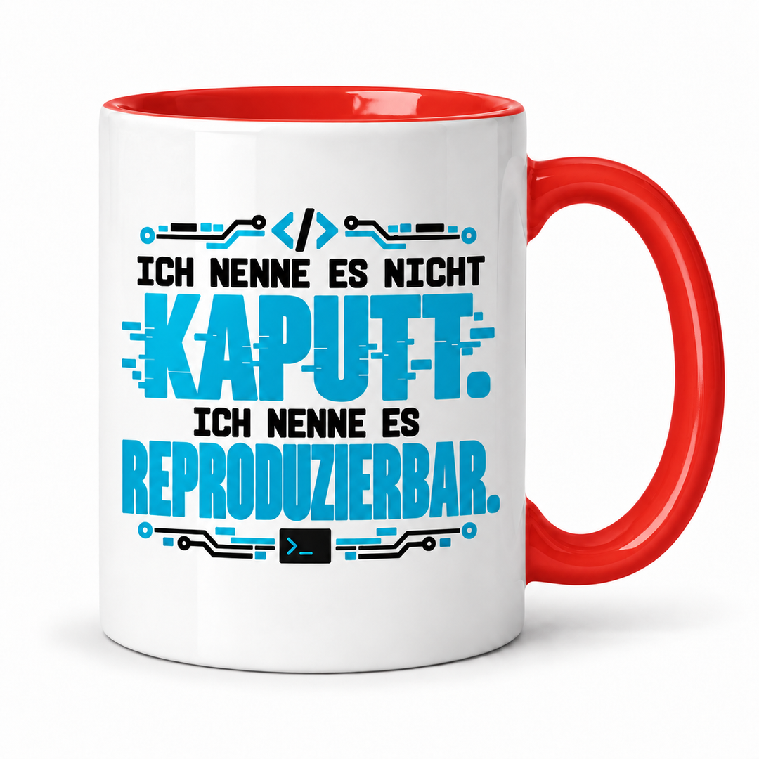 IT-Tasse reproduzierbar in Rot – PEPAM Geschenke