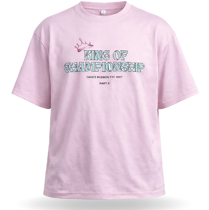 KING OF CHAMPIONSHIP T-Shirt – 100% Baumwolle 240g | Dance Passion Est. 2007 Part 8 | Kinder & Erwachsene