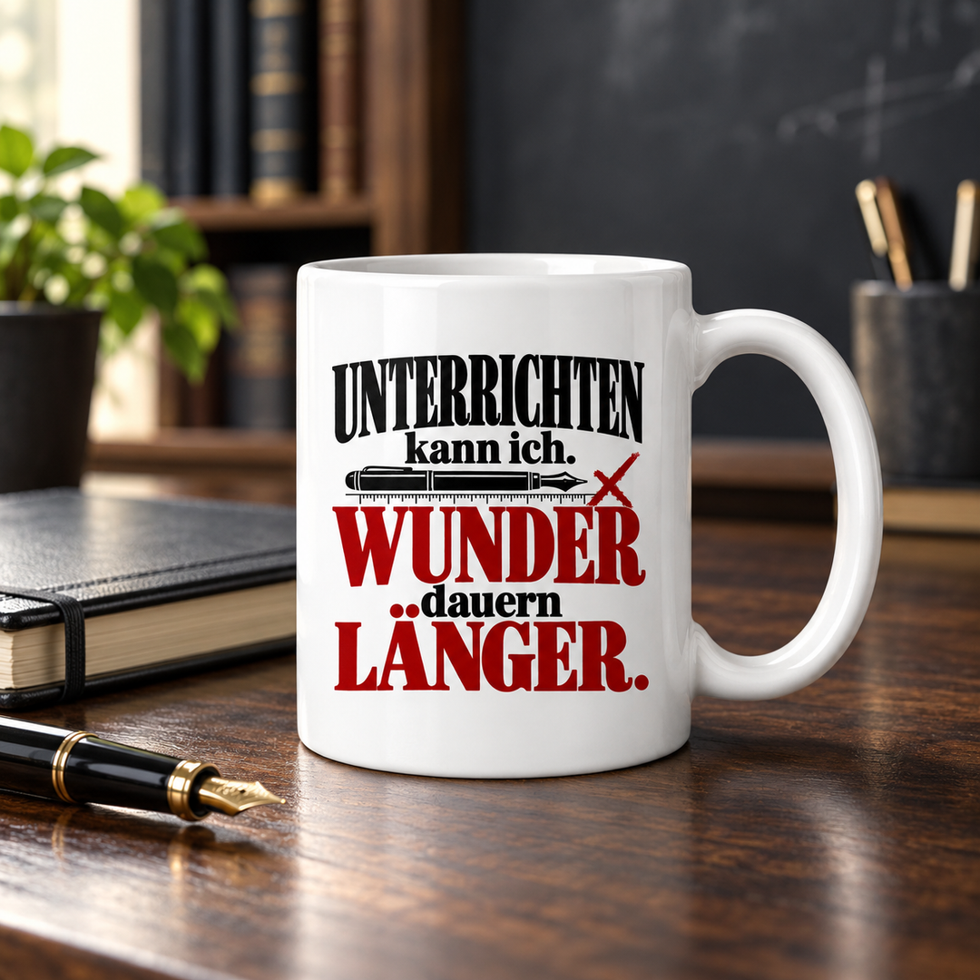 Lehrer-Tasse als Geschenk für Lehrer, Kollegium und Pädagogen