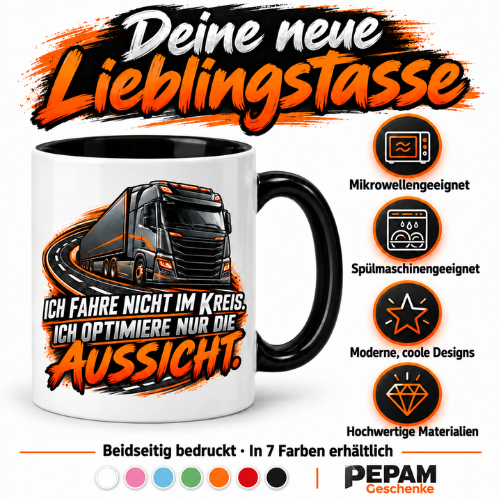 Vorteile der PEPAM LKW-Fahrer-Tasse