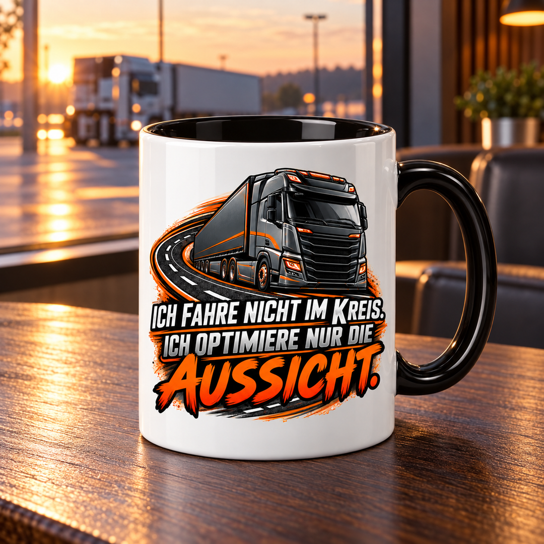 LKW-Fahrer-Tasse im Truckstop-Lifestyle