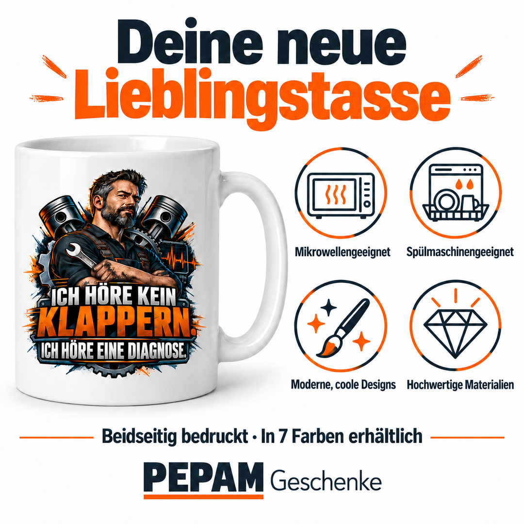 Vorteile der PEPAM Mechaniker-Tasse