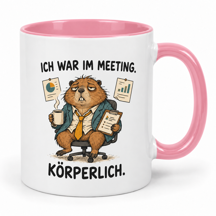Murmeltier-Tasse – Rosa