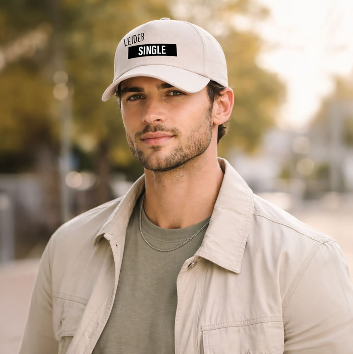 Leider Single Kappe – Lustige Cap mit Spruch | Perfektes Geschenk zum Geburtstag & für Singles