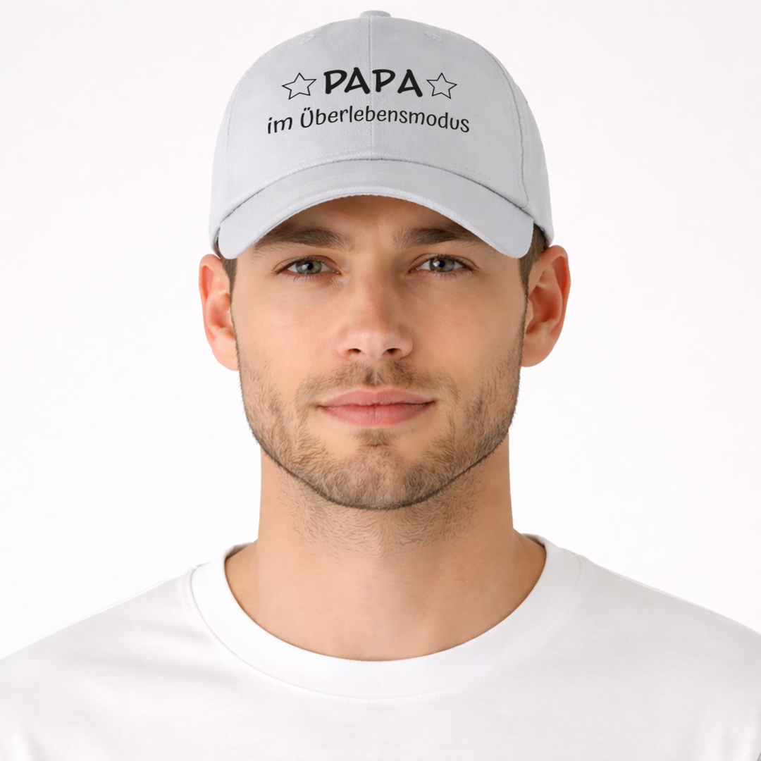 Papa im Überlebensmodus Kappe – Lustige Herren Cap | Perfektes Geschenk zum Vatertag & Geburt