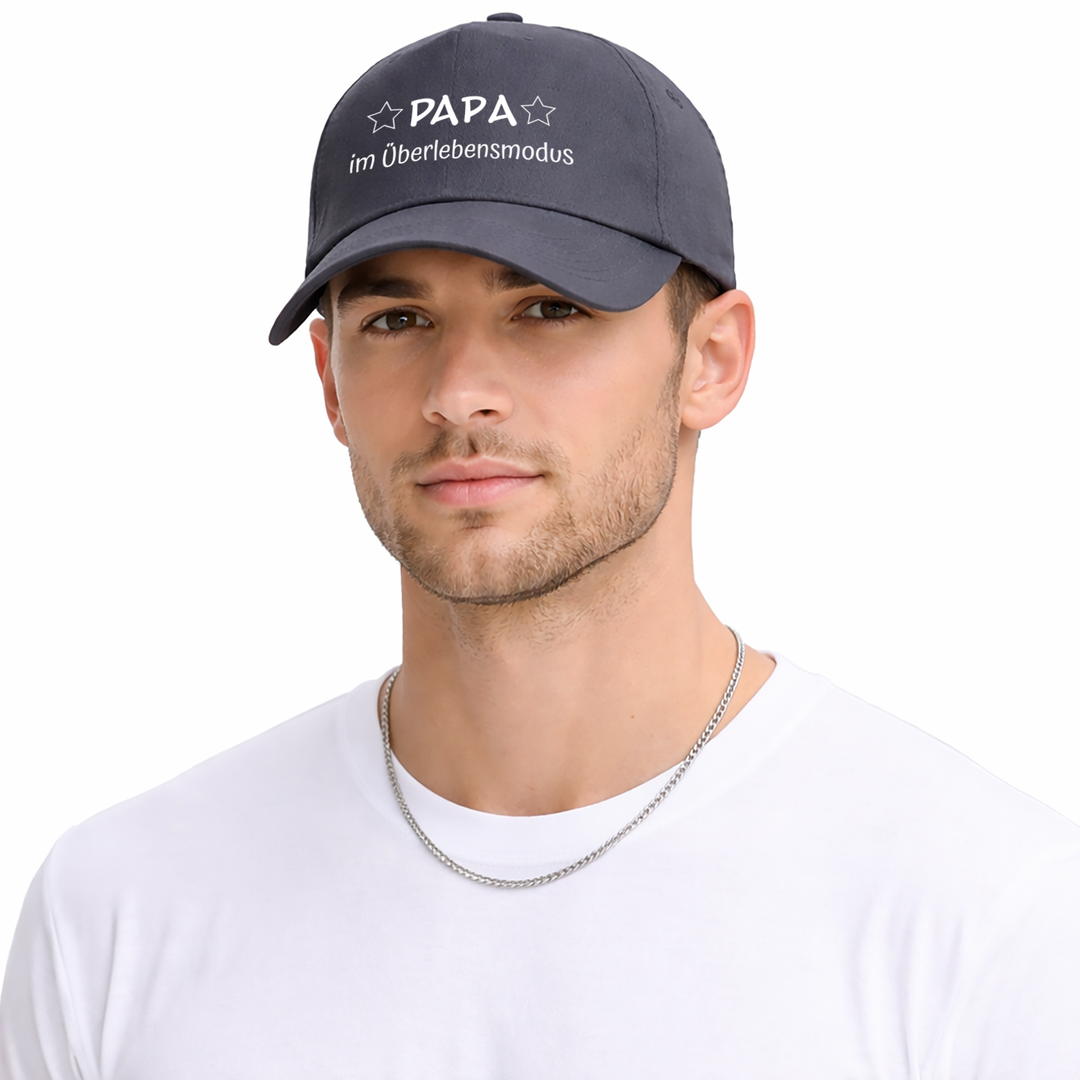 Papa im Überlebensmodus Kappe – Lustige Herren Cap | Perfektes Geschenk zum Vatertag & Geburt
