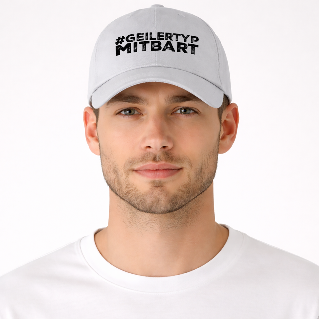 Geiler Typ mit Bart Kappe – Lustige Herren Cap | Perfektes Geschenk zum Vatertag & Geburtstag