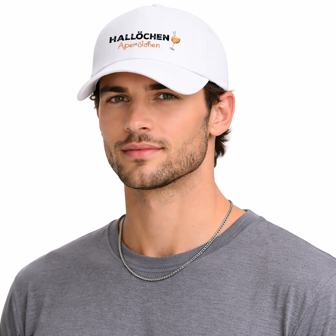 Hallölchen Aperölchen Kappe – Lustige Damen Cap | Perfektes Geschenk für Sommer & JGA