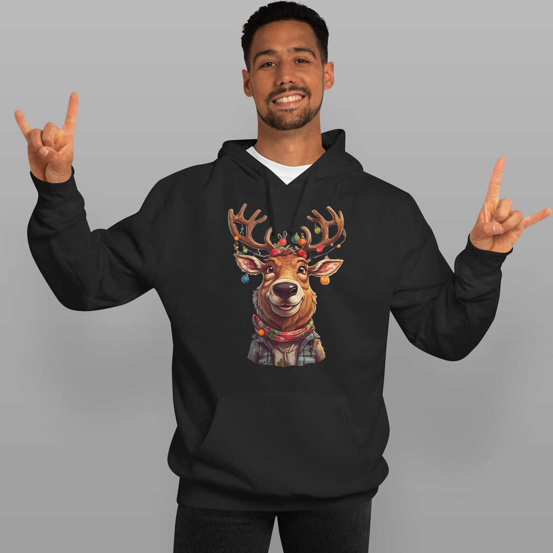 Cooler Weihnachtselch Hoodie – Lustiger Weihnachts-Pullover für die Festtage | Perfektes Geschenk für Elch-Fans