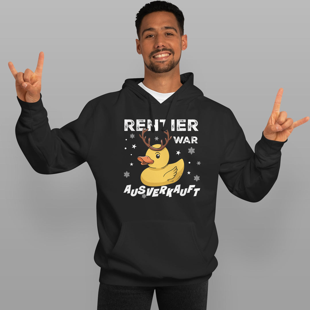 Hoodie „Rentier war ausverkauft“
