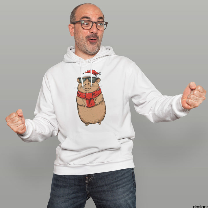 Hoodie „Cooles Weihnachts-Capybara“