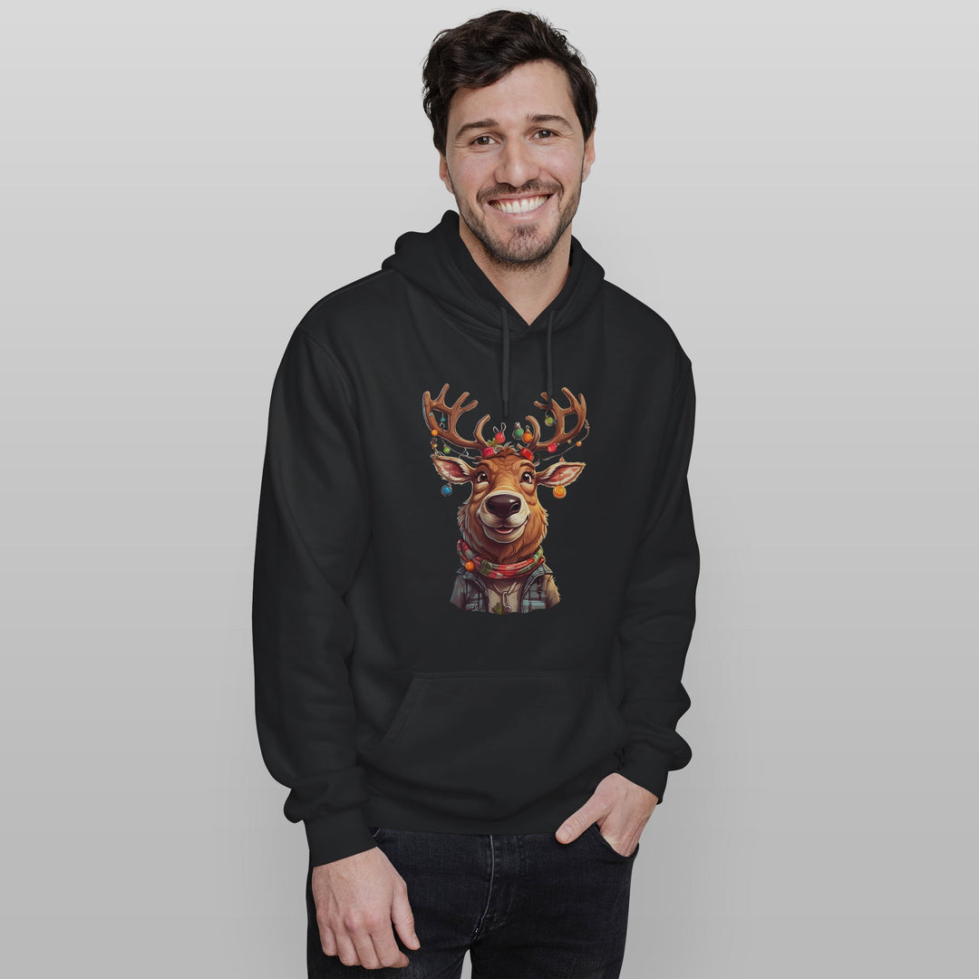 Cooler Weihnachtselch Hoodie – Lustiger Weihnachts-Pullover für die Festtage | Perfektes Geschenk für Elch-Fans