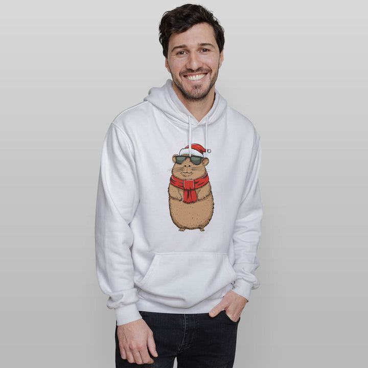Hoodie „Cooles Weihnachts-Capybara“