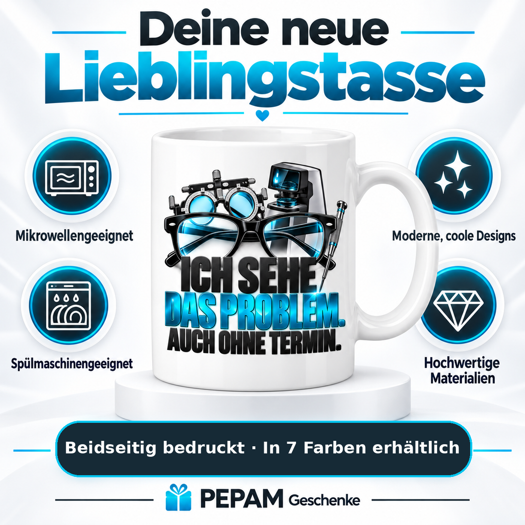 PEPAM Geschenke Tassen-Vorteile und sieben Farben