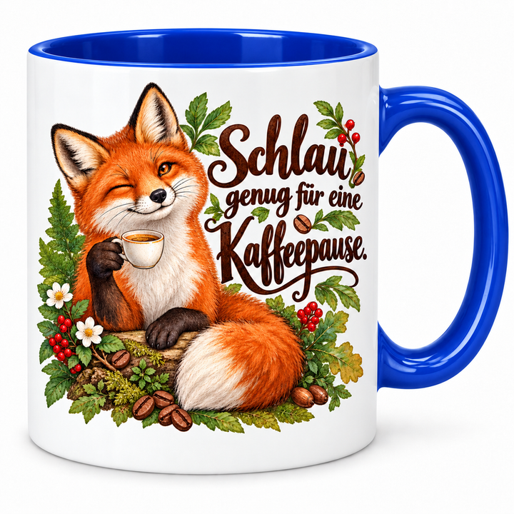 Fuchstasse – blau