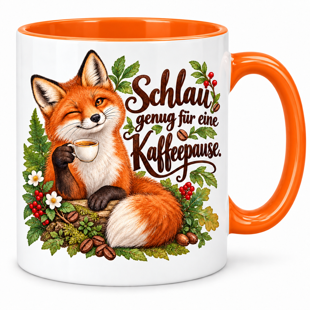 Fuchstasse – orange