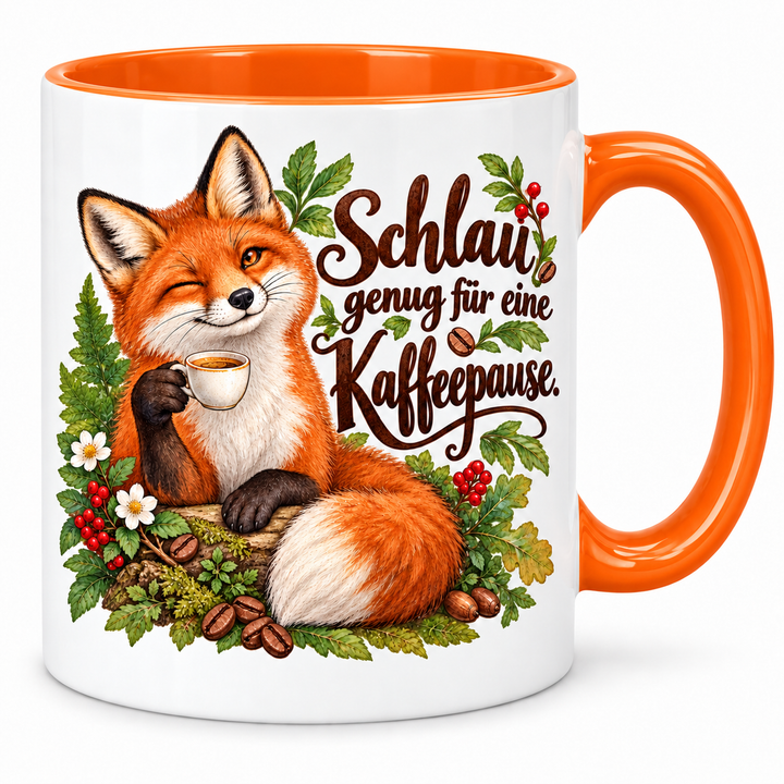 Fuchstasse – orange