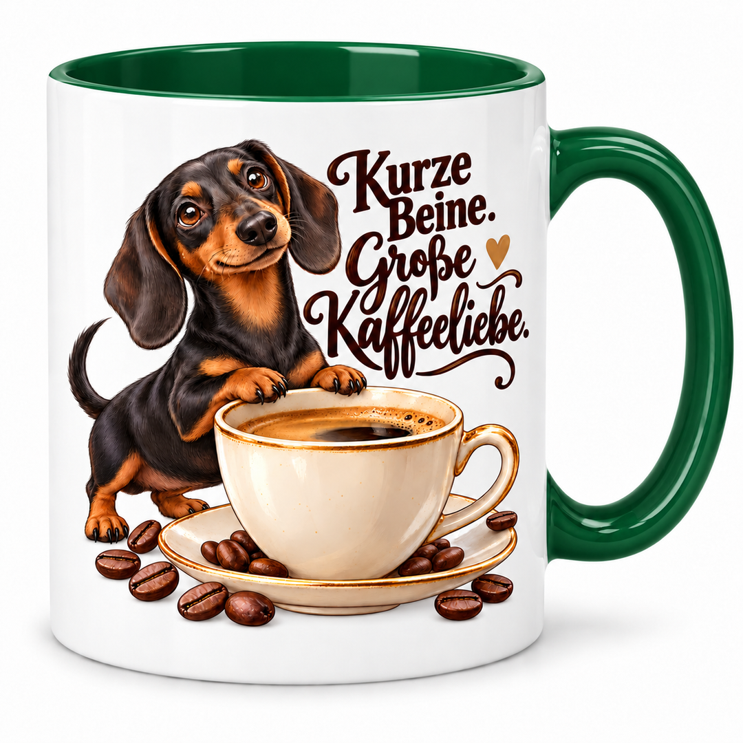 Dackeltasse – gruen