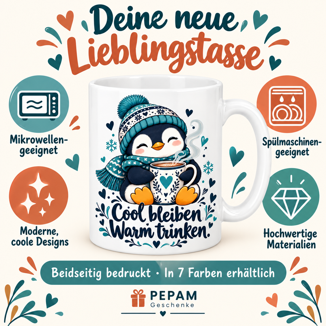 Pinguin-Tasse – vorteile