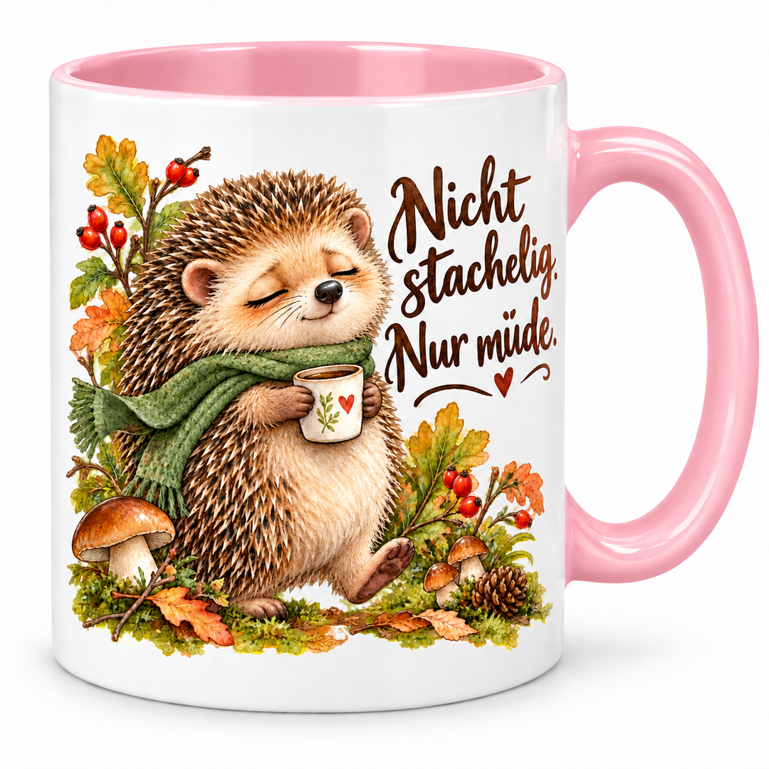 Igeltasse – rosa