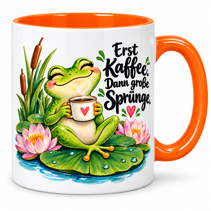 Froschtasse – orange
