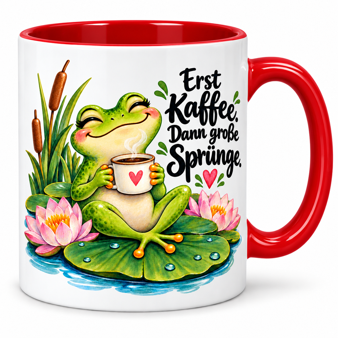 Froschtasse – rot