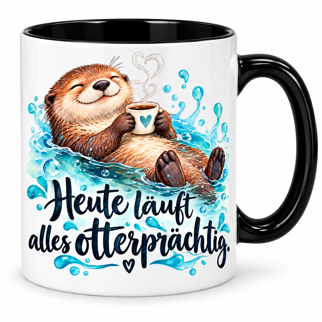 Ottertasse – schwarz