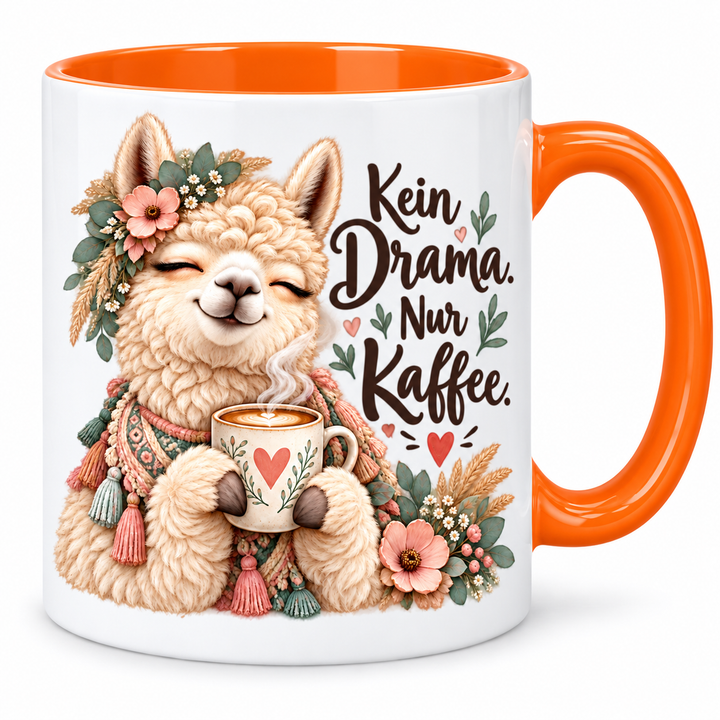 Alpaka-Tasse – orange