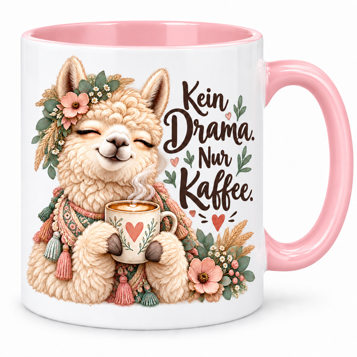 Alpaka-Tasse – rosa