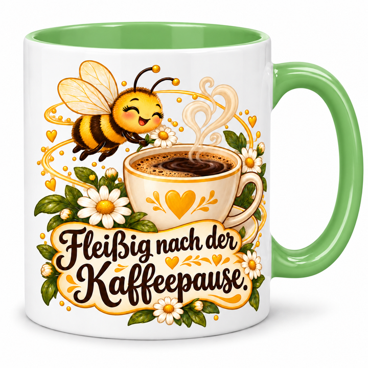 Bienen-Tasse – gruen